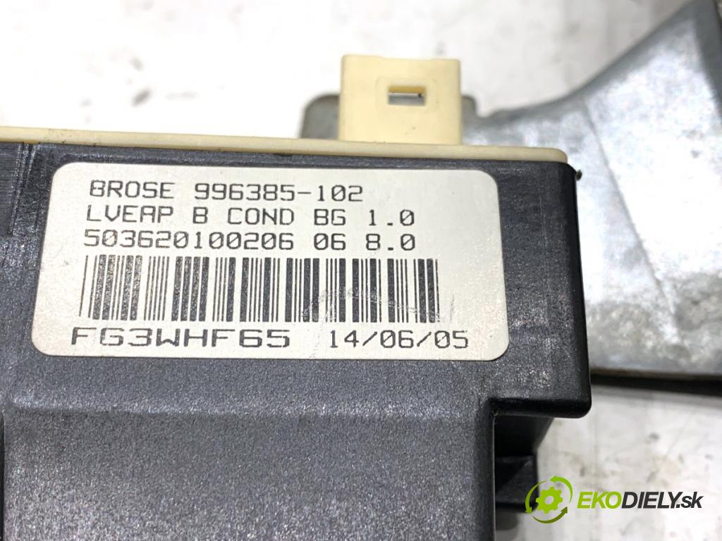 CITROEN C4 I liftback 2005 100 kW 2.0 HDi 1997 mechanismus okna levý přední část 996385-102