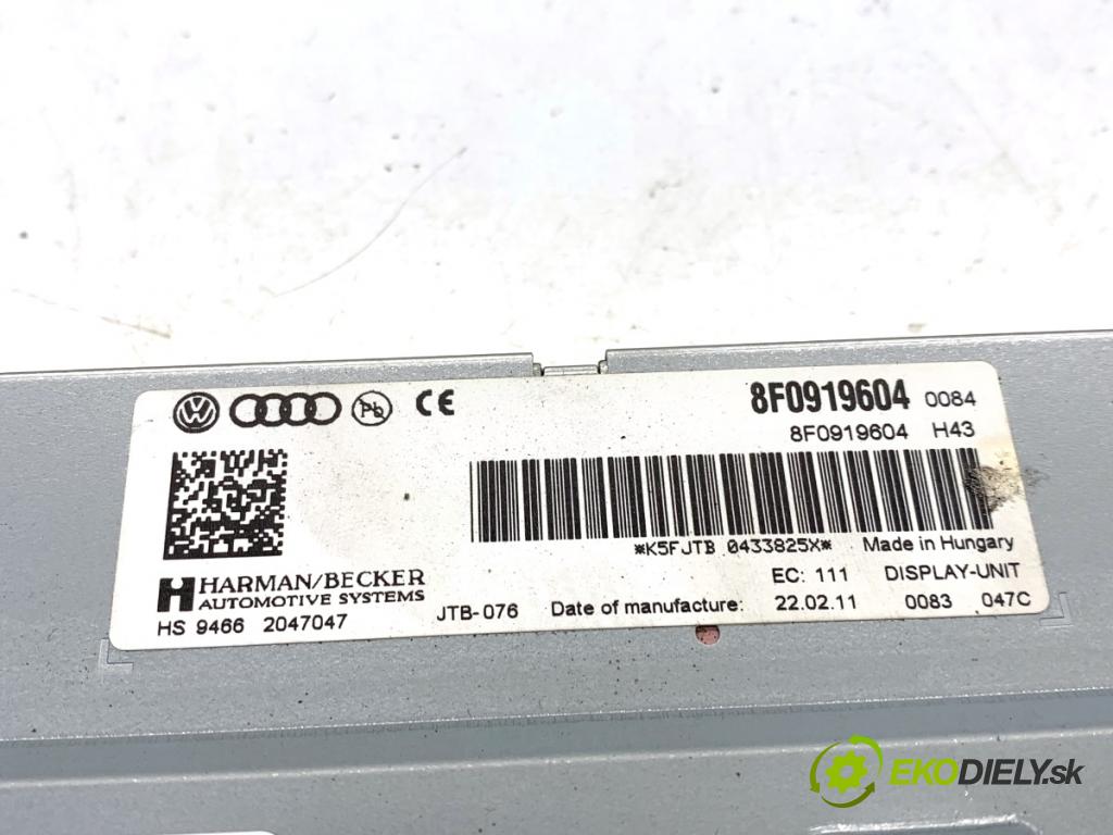 AUDI Q5 8R SUV 2011 125 kW 2.0 TDI quattro 1968 Dislpej 8F0919604 (Prístrojová doska)