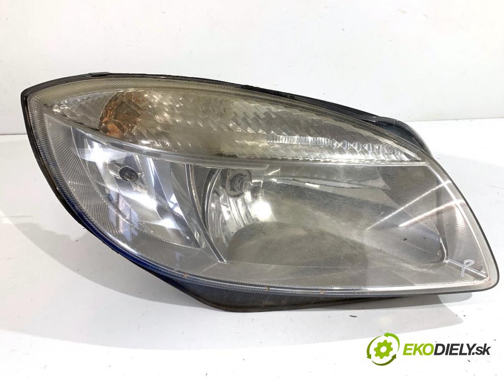 SKODA FABIA II liftback 2008 44 kW 1.2 12V 1198 Svetlomet pravy predný 
