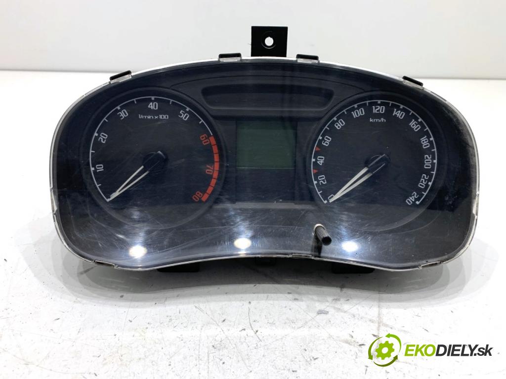 SKODA FABIA II liftback 2008 44 kW 1.2 12V 1198 prístrojovka 5J0920801B (Přístrojová deska)