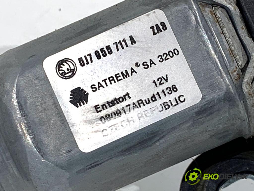 SKODA FABIA II liftback 2008 44 kW 1.2 12V 1198 motor stěračů zadní část 5J7955711A