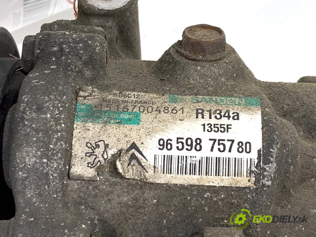 PEUGEOT 207 liftback 2008 54 kW 1.4 1360 Kompresor klimatizácie 9659875780 (Kompresor klimatizácie)