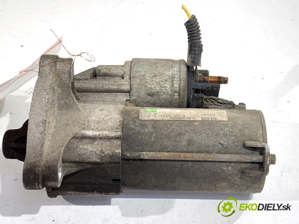 PEUGEOT 207 liftback 2008 54 kW 1.4 1360 Štartér 9648644680 (Štartér)