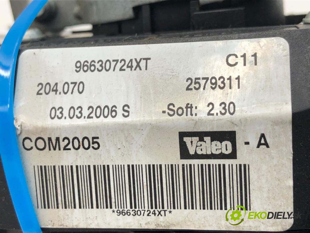 PEUGEOT 207 liftback 2008 54 kW 1.4 1360 Prepínač kombinovaný 96630724XT (Prepínacie páčky pod volantom)