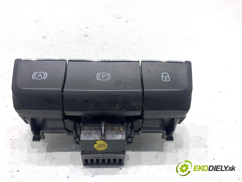 SKODA SUPERB III liftback 2018 110 kW 2.0 TDI 1968 spínač brzdy ruční brzdy 3V0927225B (Páčky pod volantem)