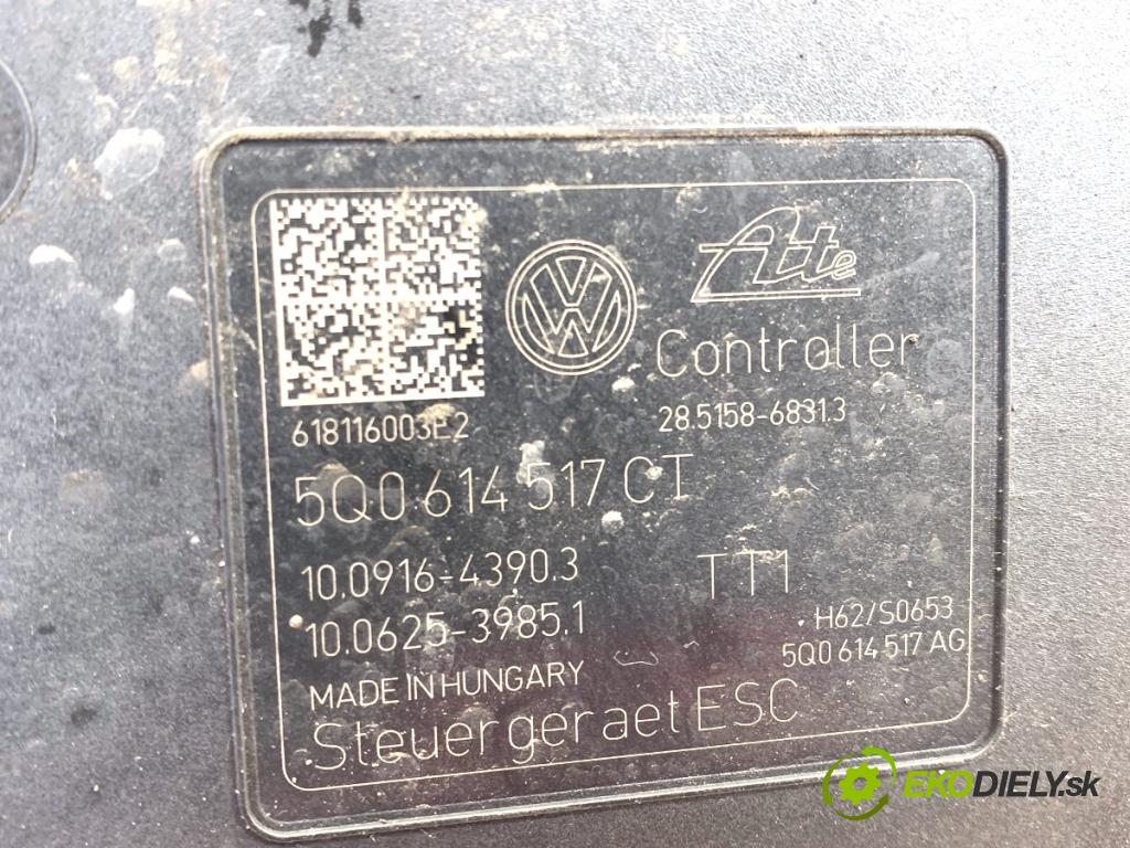 SKODA SUPERB III liftback 2018 110 kW 2.0 TDI 1968 pumpa ABS 5Q0614517CT (Pumpa ABS)