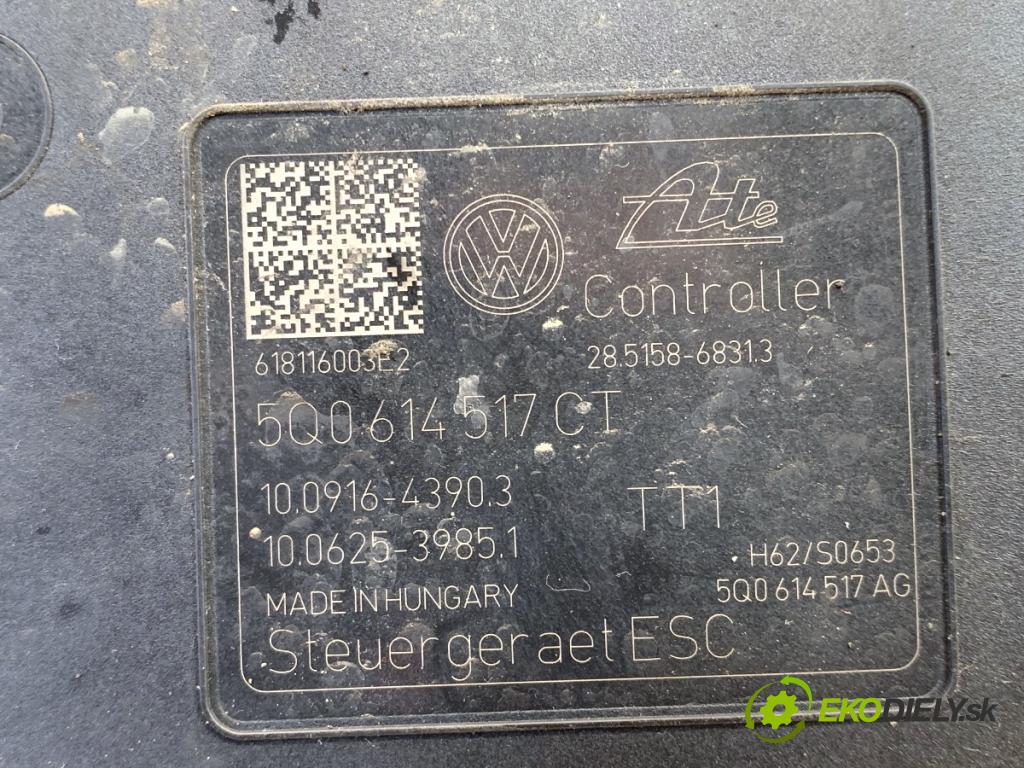 SKODA SUPERB III liftback 2018 110 kW 2.0 TDI 1968 pumpa ABS 5Q0614517CT (Pumpa ABS)