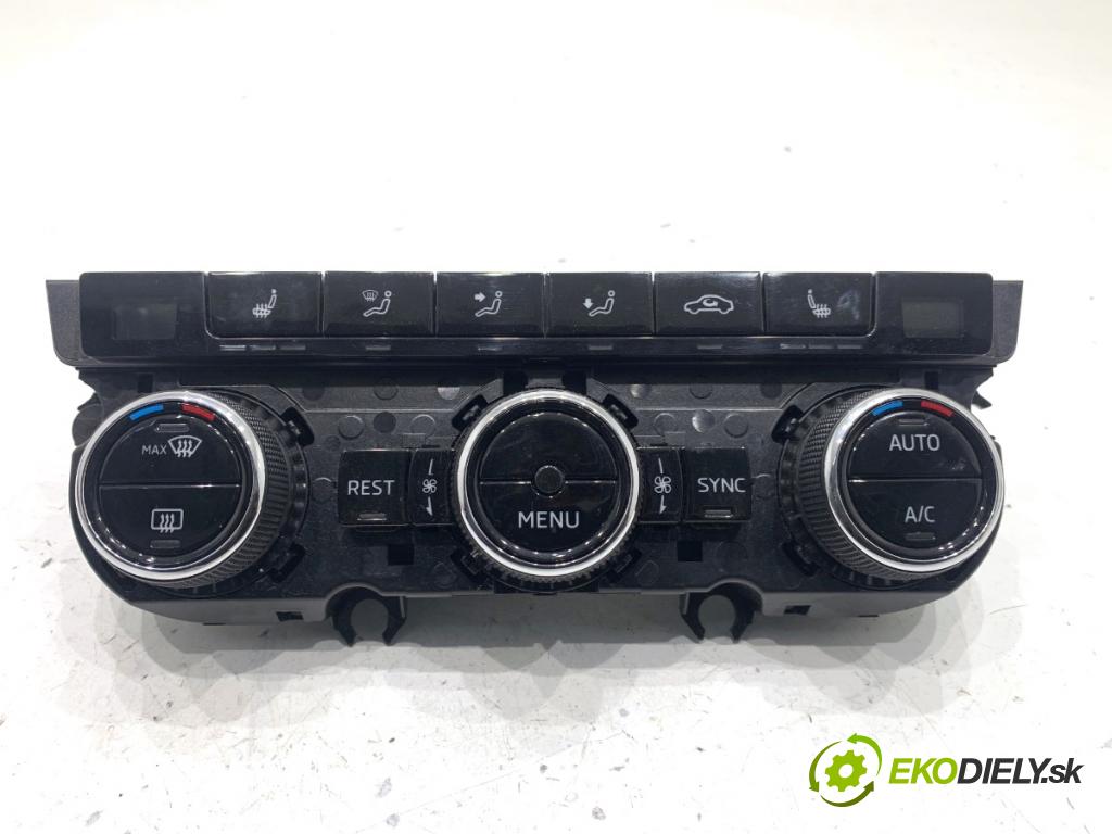 SKODA SUPERB III liftback 2018 110 kW 2.0 TDI 1968 Panel ovládaní topení 3V0907044CS (Páčky pod volantem)