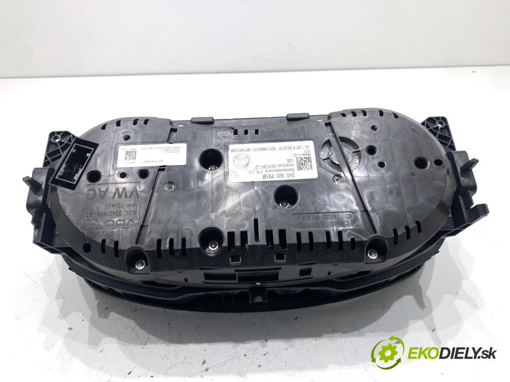 SKODA SUPERB III liftback 2018 110 kW 2.0 TDI 1968 Prístrojovka 3V0920751B (Prístrojová doska)