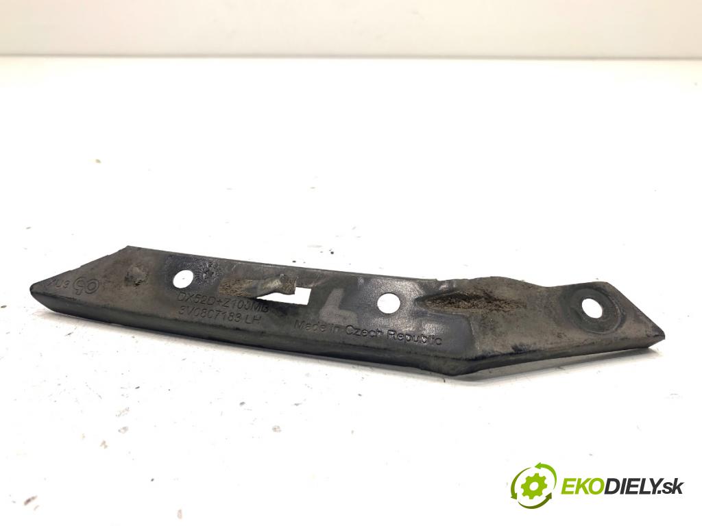 SKODA SUPERB III liftback 2018 110 kW 2.0 TDI 1968 úchyt nárazníka levý přední část 3V0807183