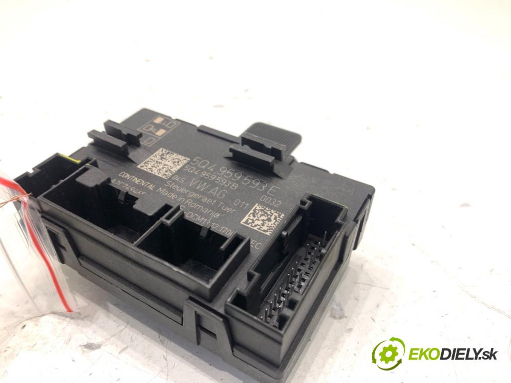 SKODA SUPERB III liftback 2018 110 kW 2.0 TDI 1968 Modul Dvere predný ľavy 5Q4959593E