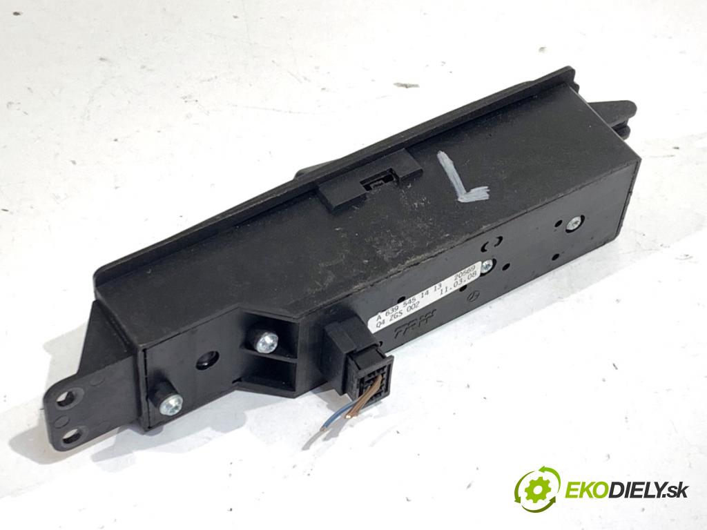 MERCEDES-BENZ W639 Skrzynia 2008 70 kW 109 CDI (639.601, 639.603, 639.605) 2148 přepínač oken A6395451413 (Páčky pod volantem)
