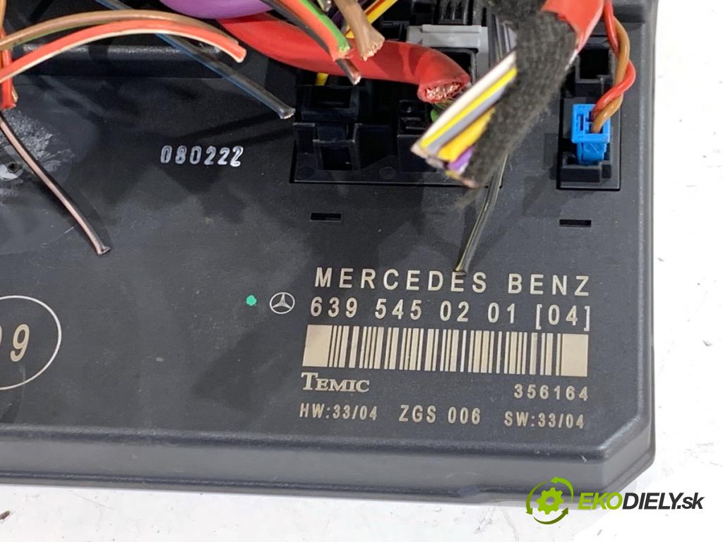 MERCEDES-BENZ W639 Skrzynia 2008 70 kW 109 CDI (639.601, 639.603, 639.605) 2148 Modul SAM 6395450201 (Elektrosúčasti ostatné)
