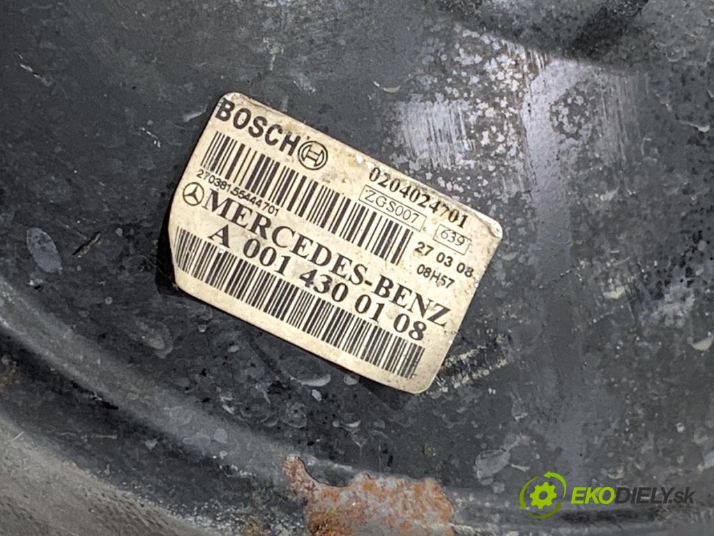 MERCEDES-BENZ W639 Skrzynia 2008 70 kW 109 CDI (639.601, 639.603, 639.605) 2148 Posilovač bŕzd A0014300108