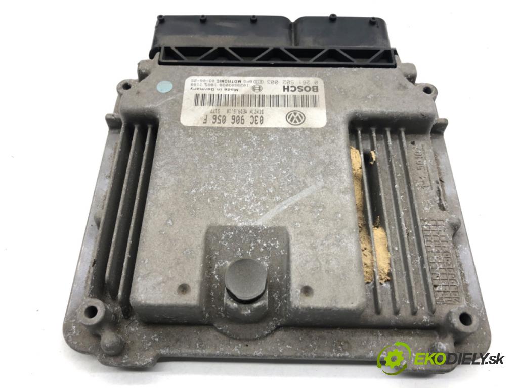 VW TOURAN nadwozie wielkoprzestrzenne (MPV) 2003 85 kW 1.6 FSI 1598 řídící jednotka motora 03C906056F (Řídicí jednotka)