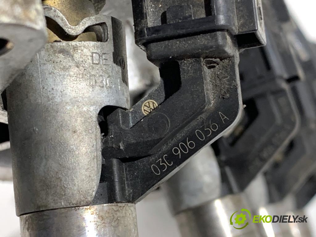 VW TOURAN nadwozie wielkoprzestrzenne (MPV) 2003 85 kW 1.6 FSI 1598 Lišta vstrekovacia 03C133204G (Vstrekovacia lišta)