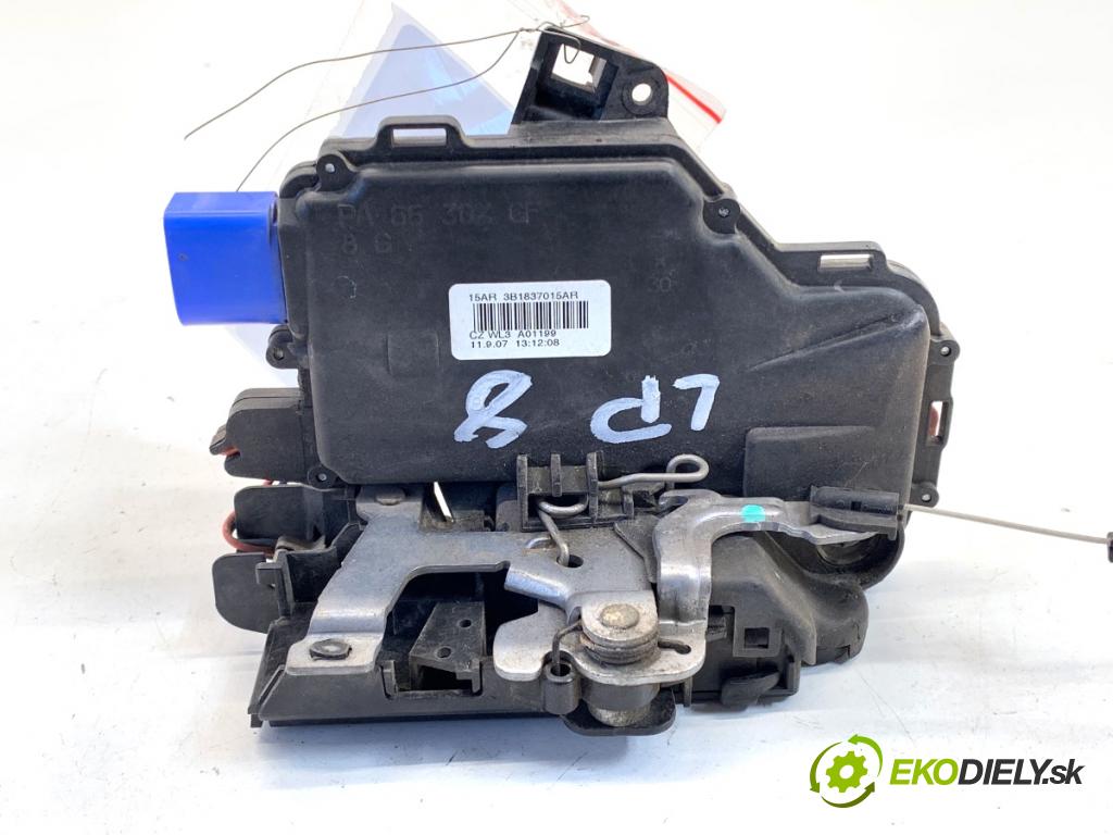 SKODA FABIA II liftback 2007 63 kW 1.4 LPG 1390 zámok Dvere ľavy predný 3B1837015AR