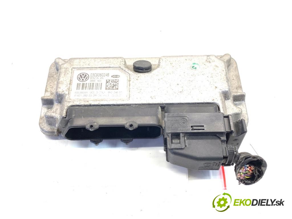 SKODA FABIA II liftback 2007 63 kW 1.4 LPG 1390 riadiaca jednotka Motor 03C906024B (Riadiaca jednotka)