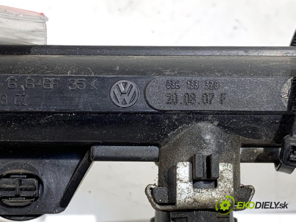 SKODA FABIA II liftback 2007 63 kW 1.4 LPG 1390 Lišta vstrekovacia 036133319BT (Vstrekovacia lišta)