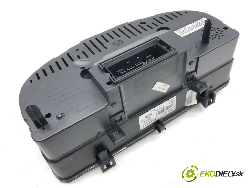 VW TOURAN nadwozie wielkoprzestrzenne (MPV) 2003 85 kW 1.6 FSI 1598 Prístrojovka 1T0920860B (Prístrojová doska)