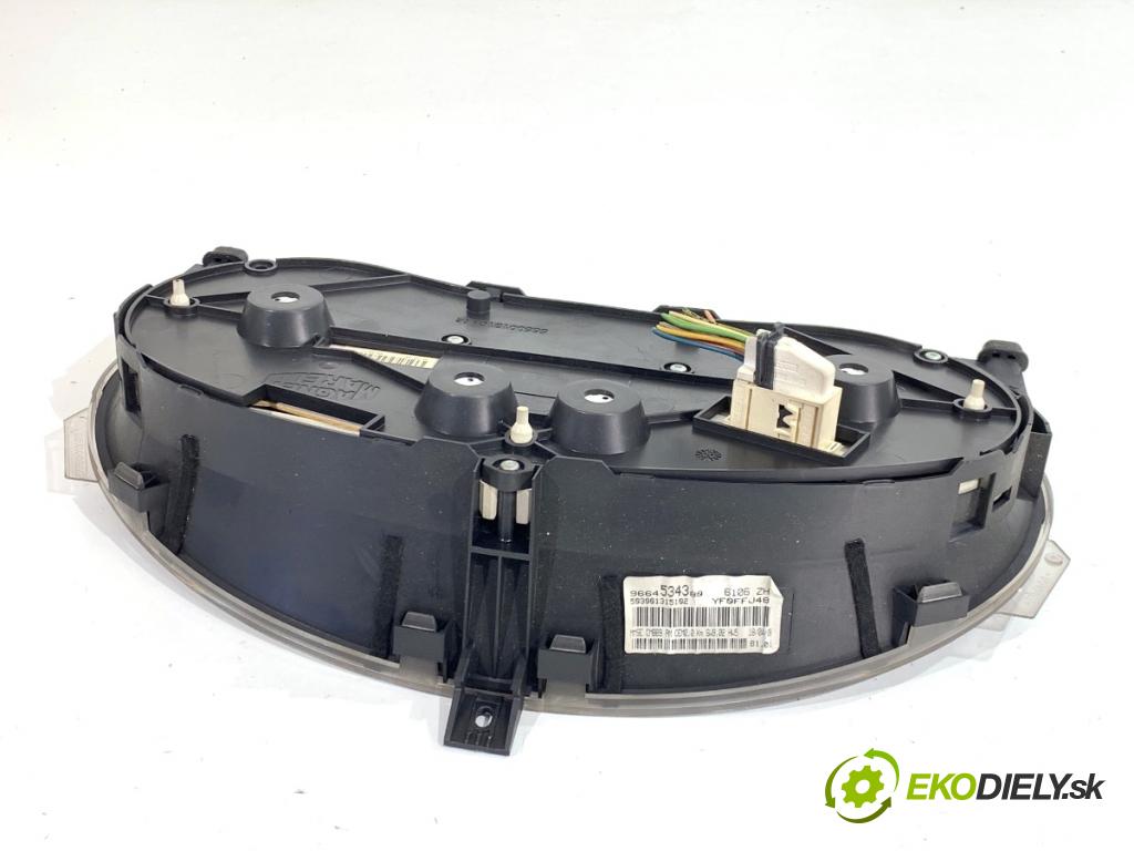 PEUGEOT PARTNER I Nadwozie pełne/minivan 2008 55 kW 1.6 HDi 75 1560 prístrojovka 9664534380 (Přístrojová deska)