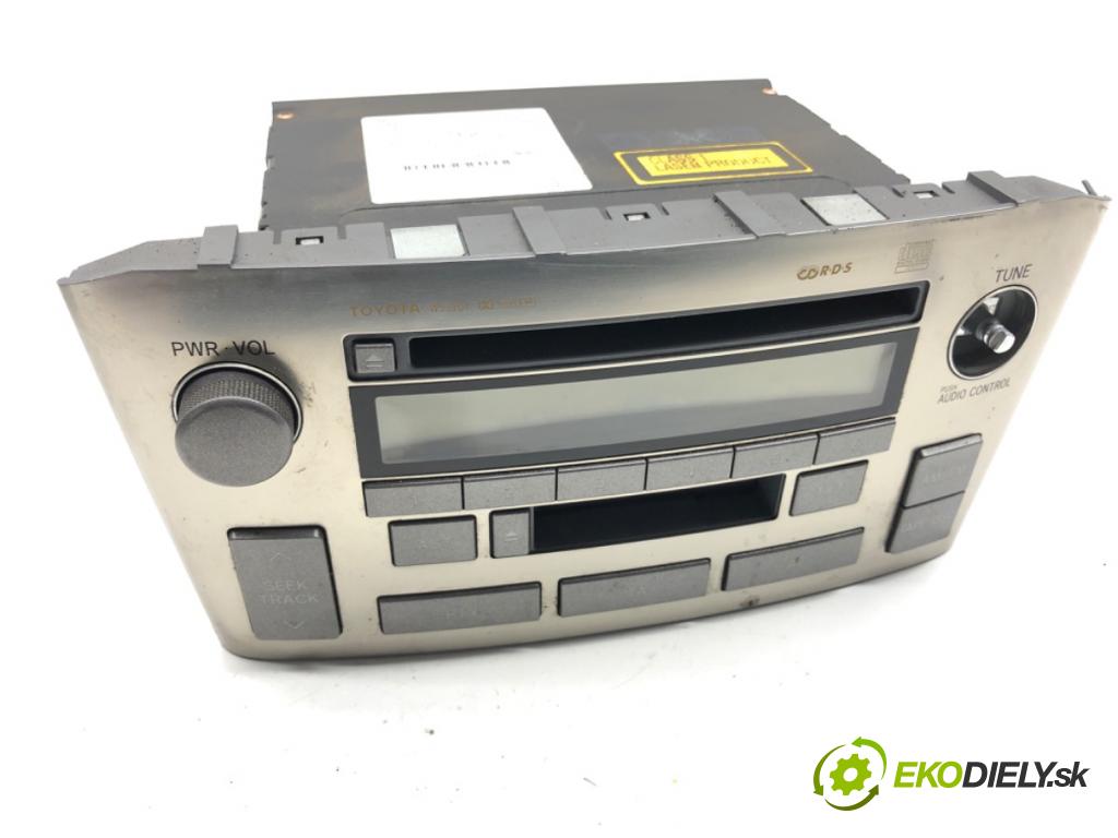 TOYOTA AVENSIS T25 liftback 2003 95 kW 1.8 (ZZT251_) 1794 RADIO 86120-05080 (Audio zařízení)