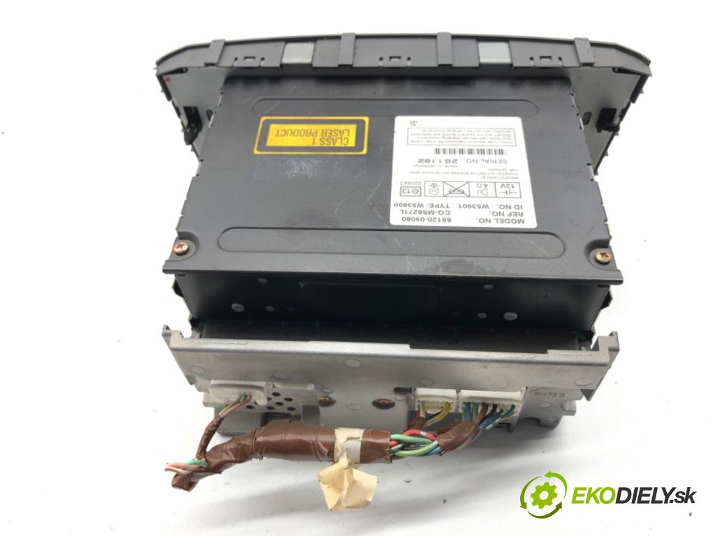 TOYOTA AVENSIS T25 liftback 2003 95 kW 1.8 (ZZT251_) 1794 RADIO 86120-05080 (Audio zařízení)