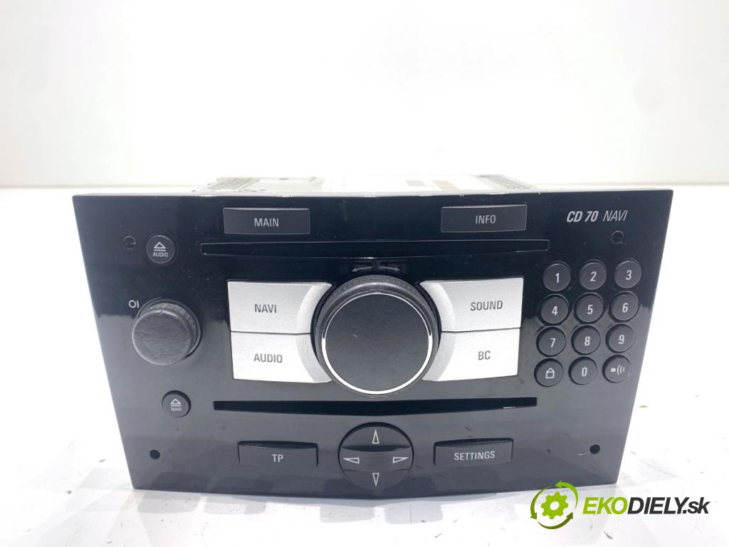 OPEL ASTRA H liftback 2007 88 kW 1.9 CDTI (L08) 1910 RADIO 13262751 (Audio zariadenie)