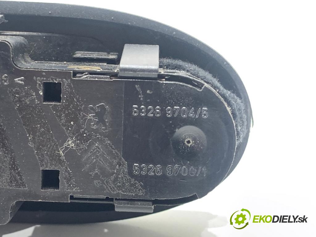 CITROEN C5 II Kombi 2004 80 kW 1.6 HDi (RE8HZB) 1560 Prepínač okien 96514300XT (Prepínacie páčky pod volantom)
