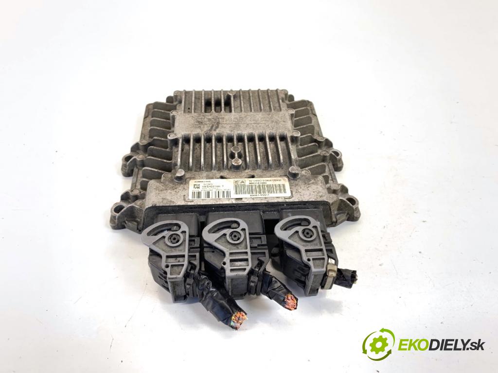 CITROEN C1 liftback 2007 40 kW 1.4 HDi 1398 řídící jednotka motora 9663181680 (Řídicí jednotka)