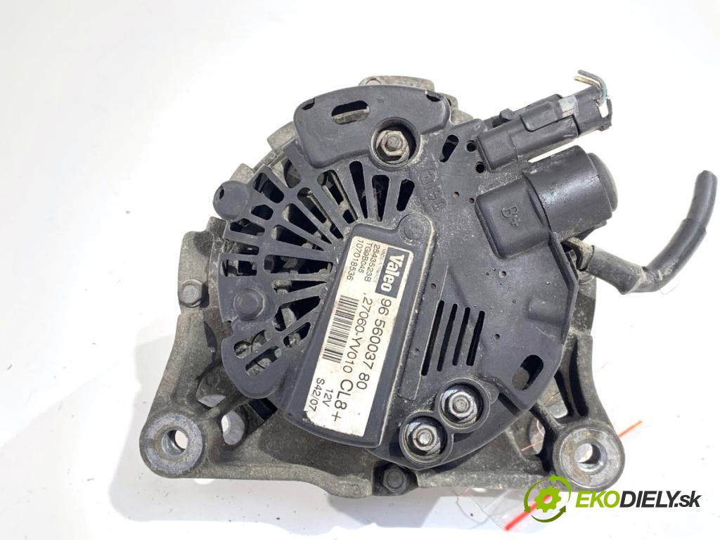 CITROEN C1 liftback 2007 40 kW 1.4 HDi 1398 Alternátor 9656003780 (Alternátor)