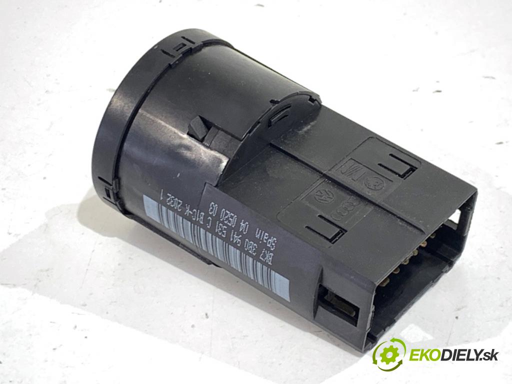 SKODA SUPERB I sedan 2003 96 kW 1.9 TDI 1896 Spínač svetiel 3B0941531C