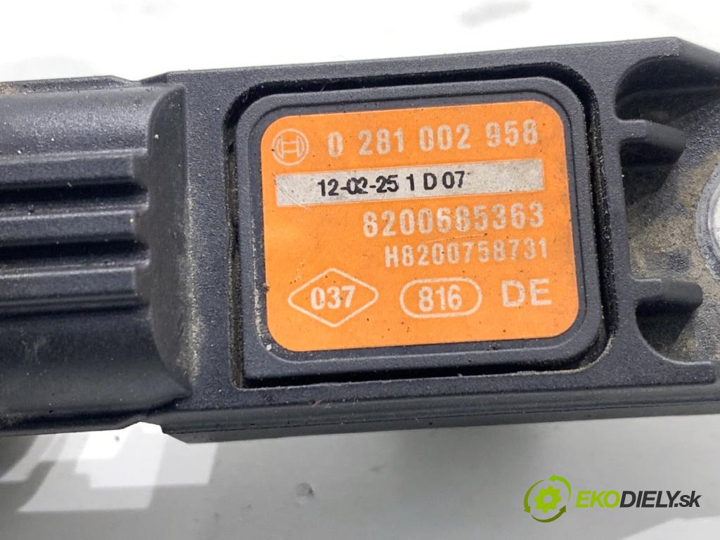 RENAULT KOLEOS I SUV 2012 110 kW 2.0 dCi (HY0K) 1995 MAP senzor 0281002958 (Snímač ostatné)