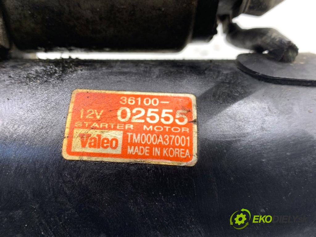 HYUNDAI i10 liftback 2008 49 kW 1.1 1086 startér 36100-02555 (Startér)