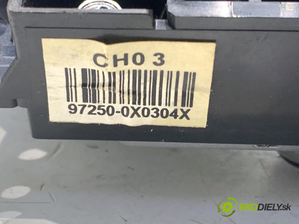 HYUNDAI i10 liftback 2008 49 kW 1.1 1086 Panel ovládaní topení 97250-0X0304X (Páčky pod volantem)