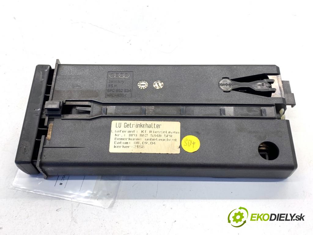 AUDI A3 8P liftback 2004 75 kW 1.6 1595 držák na nápoje 8P0862534B (Držák nápojů)