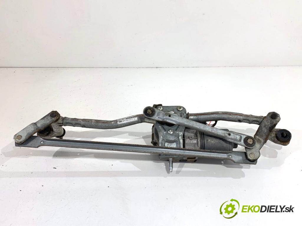 AUDI A3 8P liftback 2004 75 kW 1.6 1595 Mechanizmus stieračov predný 8P1955023E (Motorček stieračov predný)