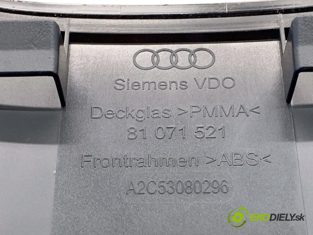 AUDI A3 8P liftback 2004 75 kW 1.6 1595 Prístrojovka A2C53080296 (Prístrojová doska)