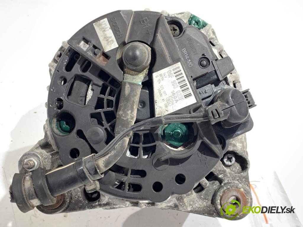 AUDI A3 8P liftback 2004 75 kW 1.6 1595 Alternátor 06F903023F (Alternátor)