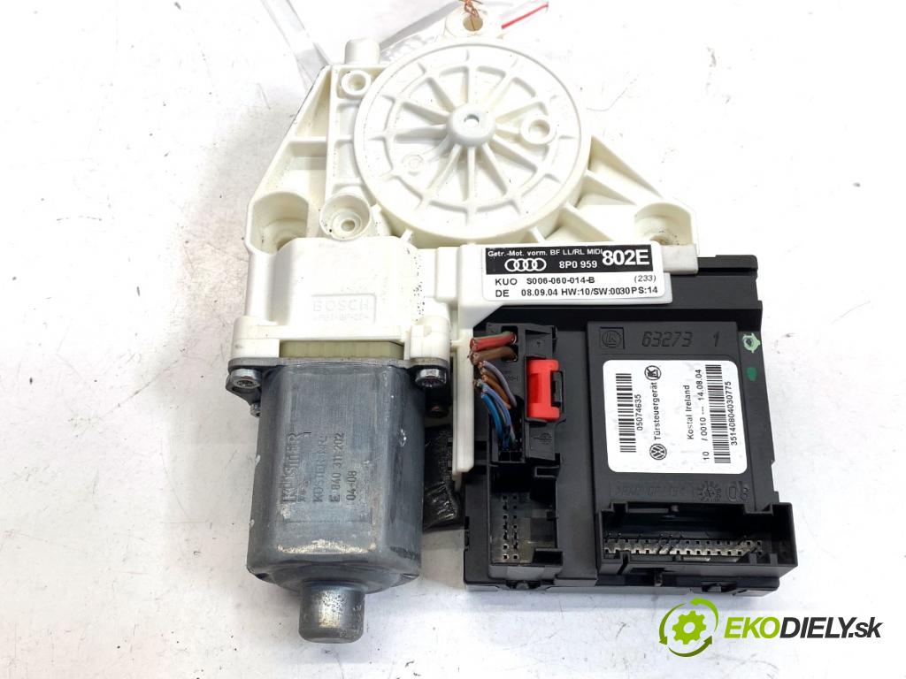 AUDI A3 8P liftback 2004 75 kW 1.6 1595 Motor sťahovania okna pravy predný 8P0959802E