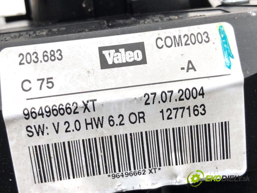 CITROEN C5 II liftback 2004 100 kW 2.0 HDi (RCRHRH) 1997 Prepínač kombinovaný 96496662XT (Prepínacie páčky pod volantom)