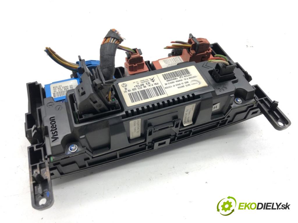 CITROEN C5 II liftback 2004 100 kW 2.0 HDi (RCRHRH) 1997 Panel ovládania kúrenia 96573328 (Prepínacie páčky pod volantom)