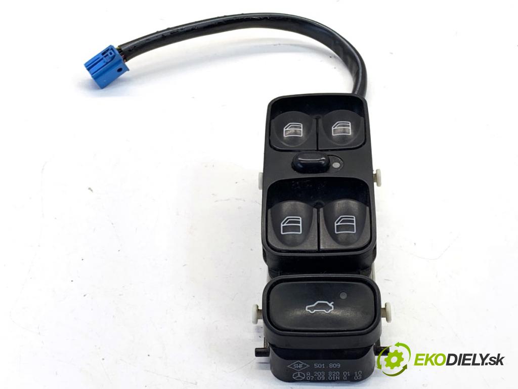 MERCEDES-BENZ W203 sedan 2001 85 kW C 200 CDI (203.004) 2148 přepínač oken A2038200110 (Páčky pod volantem)