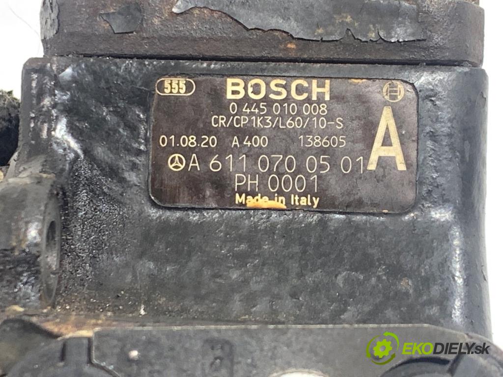 MERCEDES-BENZ W203 sedan 2001 85 kW C 200 CDI (203.004) 2148 pumpa vstřikovací A6110700501 (Vstřikovací čerpadlo)