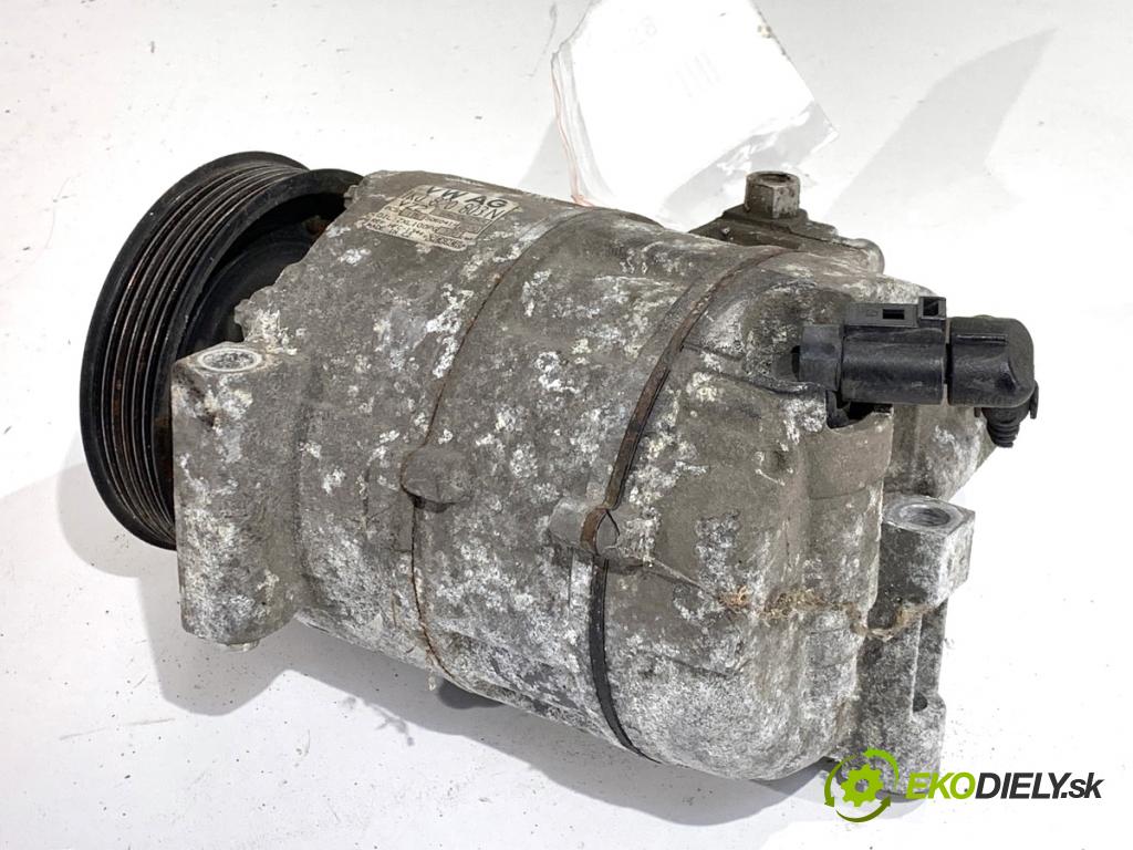 VW GOLF V liftback 2006 75 kW 1.6 1595 Kompresor klimatizácie 1K0820803N (Kompresor klimatizácie)