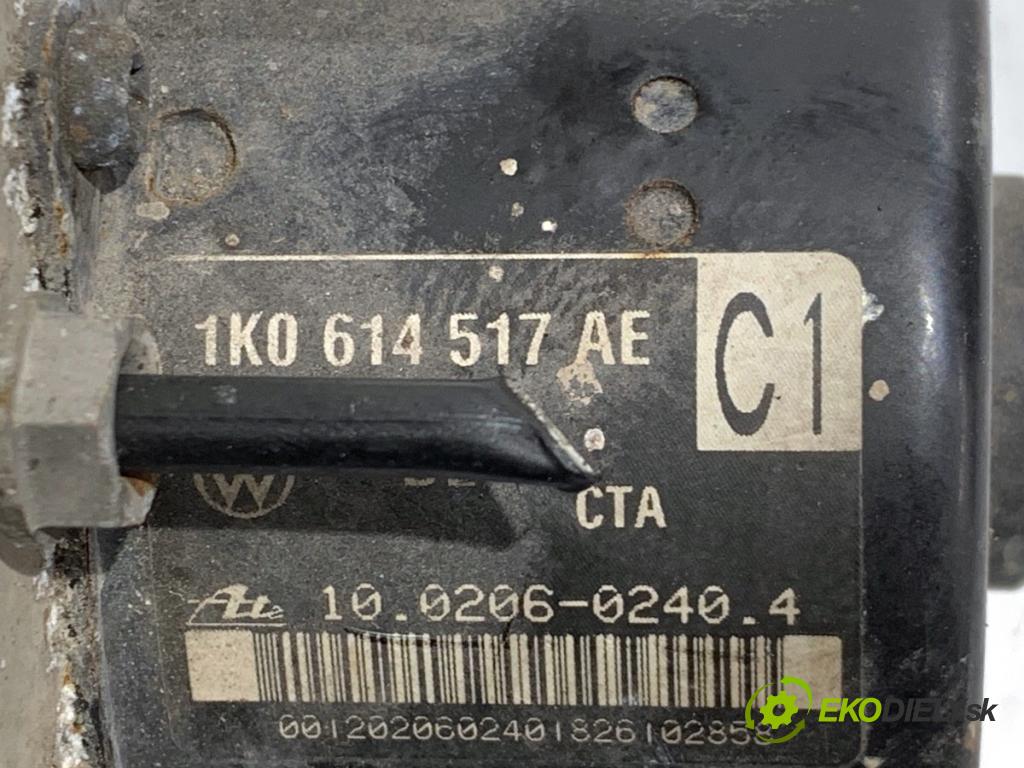VW GOLF V liftback 2006 75 kW 1.6 1595 pumpa ABS 1K0614517AE (Pumpa ABS)