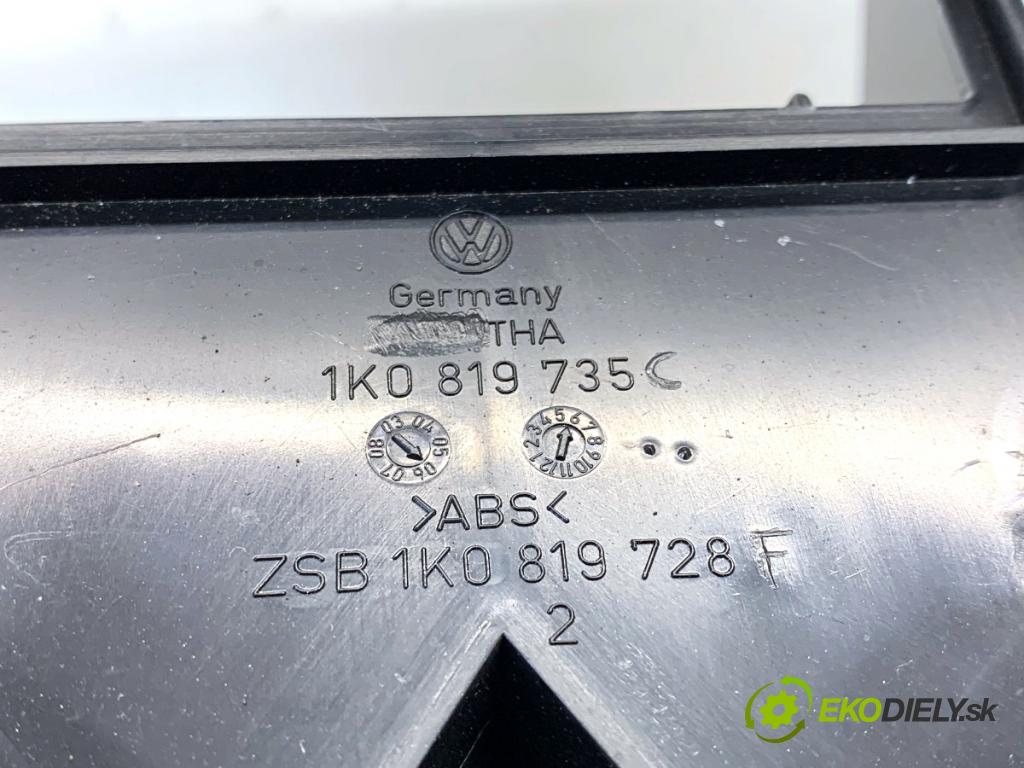 VW GOLF V liftback 2006 75 kW 1.6 1595 mří topení přední část střední 1K0819735C