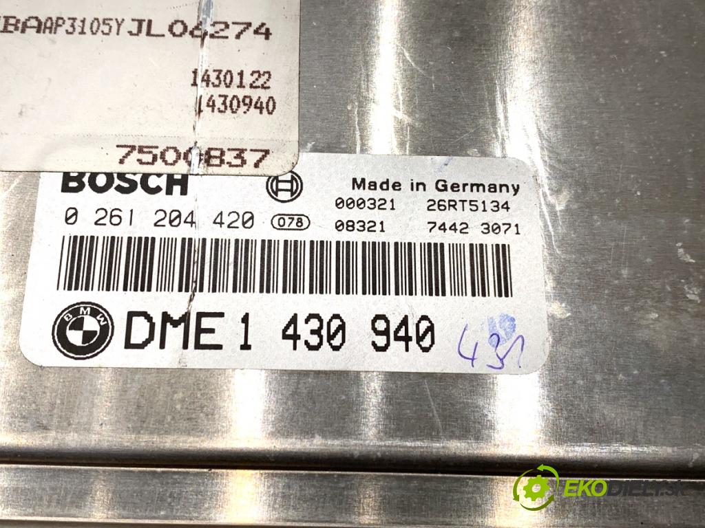 BMW E46 Kombi 2000 87 kW 318 i 1895 riadiaca jednotka Motor 1430940 (Riadiaca jednotka)