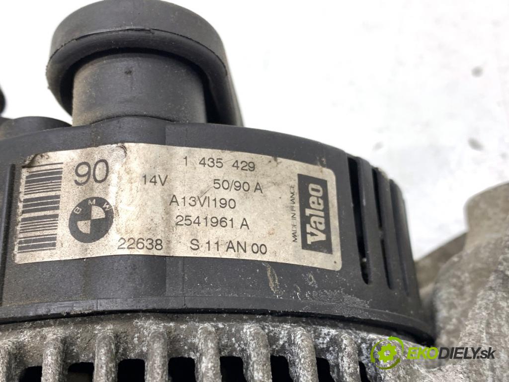 BMW E46 Kombi 2000 87 kW 318 i 1895 Alternátor 1435429 (Alternátor)