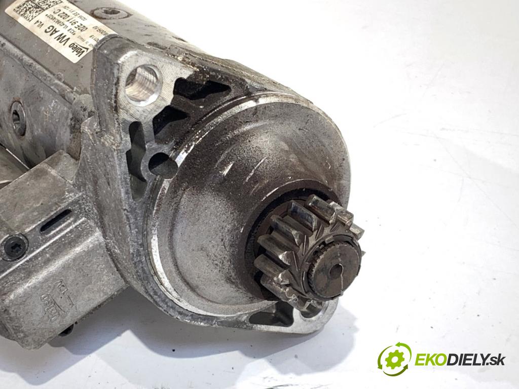 SKODA SUPERB III liftback 2018 110 kW 2.0 TDI 1968 startér 02E911022C (Startér)